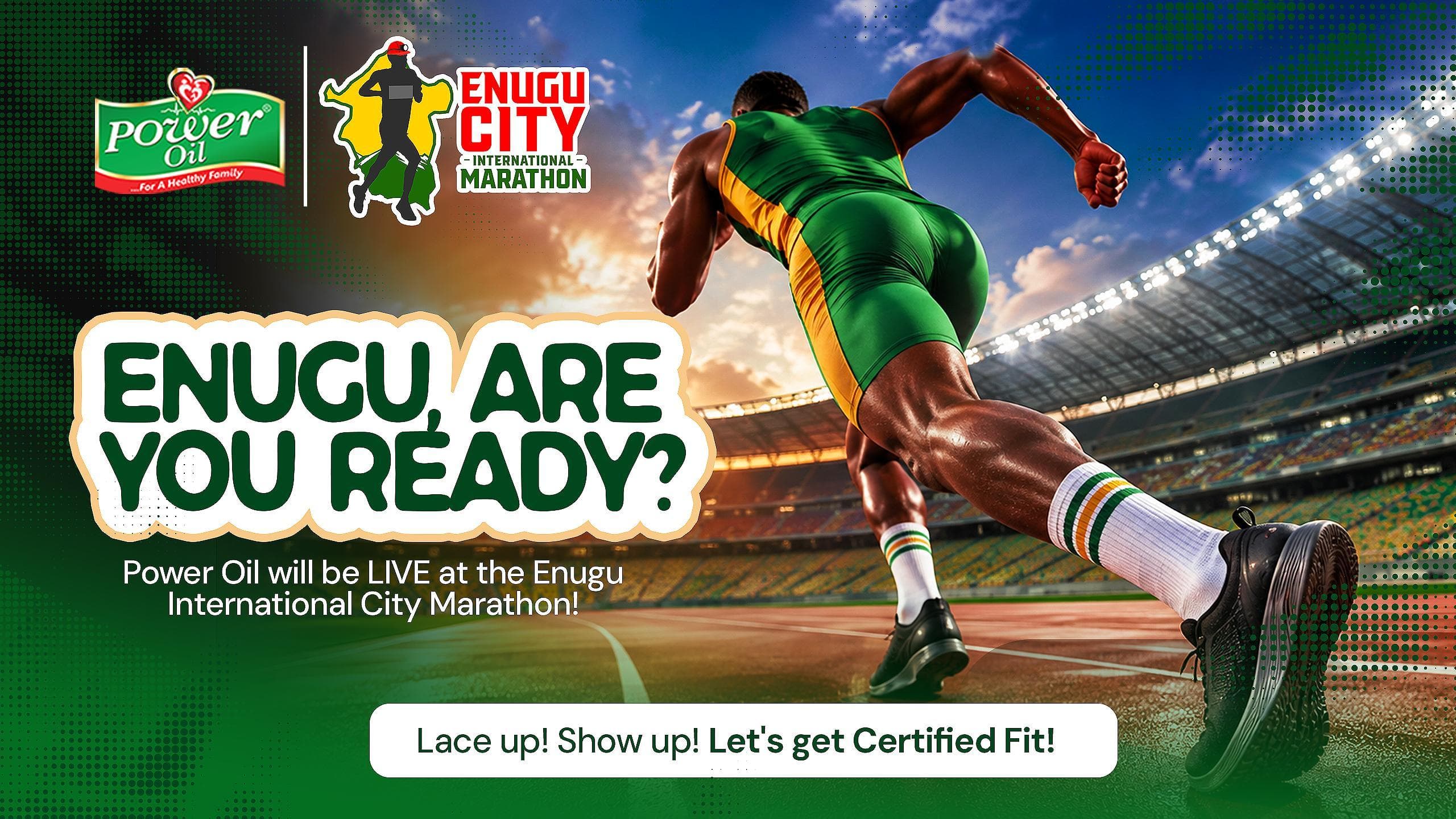 Enugu, Join Power Oil at the Enugu City International Marathon
